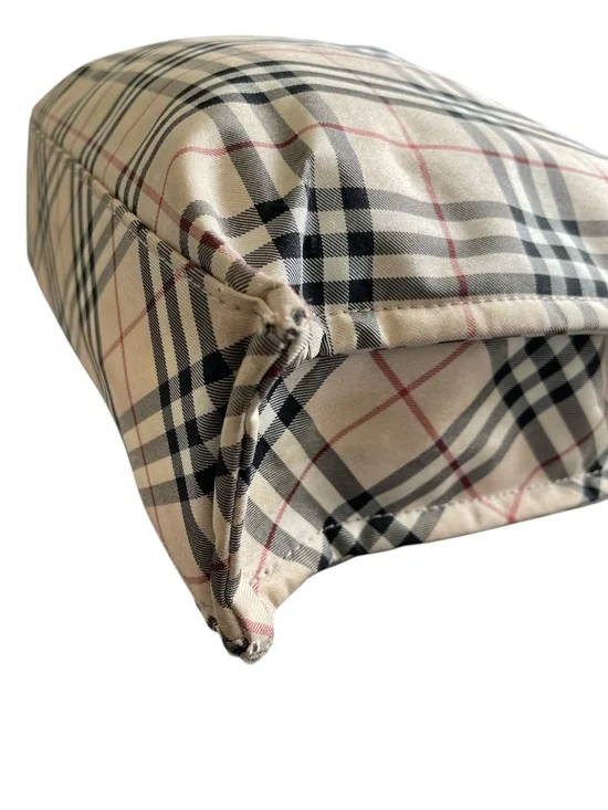 BURBERRY Nova Check Blue Label Nylon Hand Bag - Picture 7 of 16
